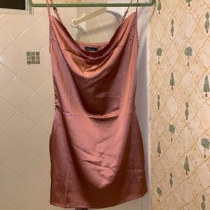 Boohoo cowl neck slip